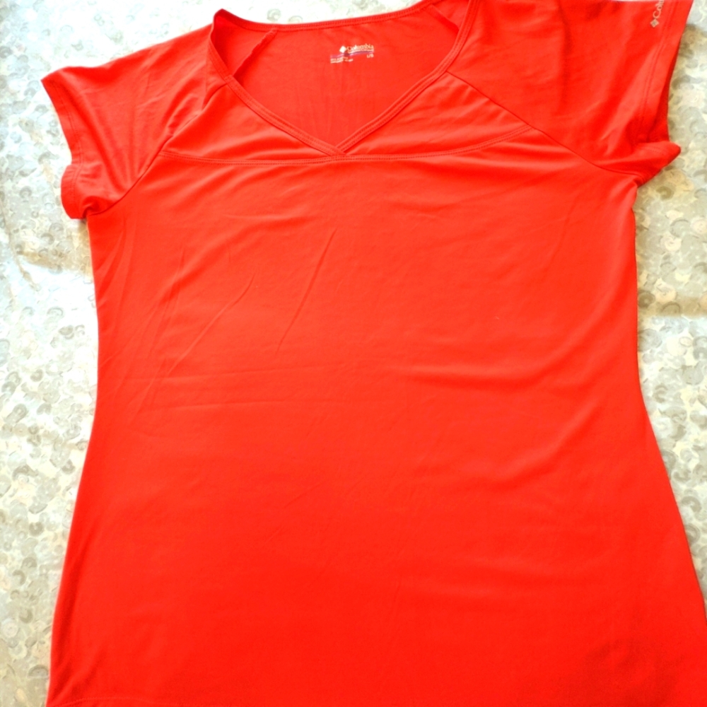 Columbia Orange Athletic Tee Shirt